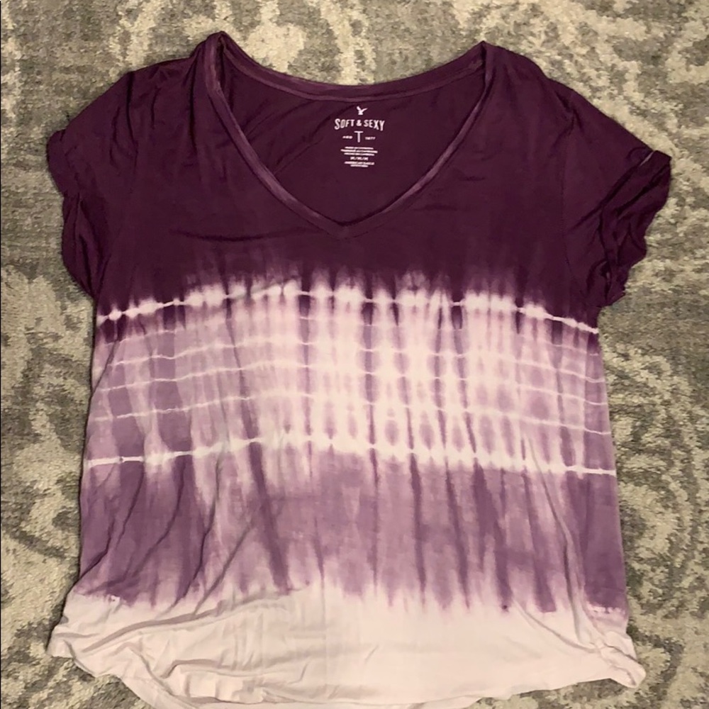 Purple tie-dye shirt 💜